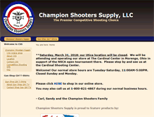 Tablet Screenshot of championshooters.com
